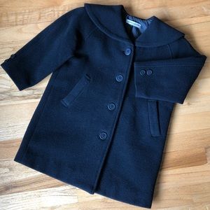 Junko Koshino Little Girls Black Coat Size 4T